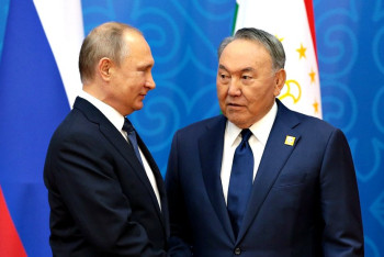 Фотография к новости: Ситуацию в Сирии обсудили Назарбаев и Путин 