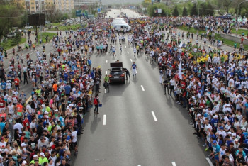 Фотография к новости: Центральные улицы перекроют во время проведения Алматы Марафона в эти выходные