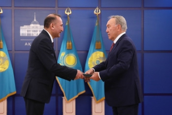 Фотография к новости: Послы четырёх государств вручили Президенту Казахстана верительные грамоты