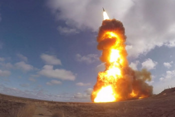 Фотография к новости: Россия успешно испытала новую противоракету в Казахстане‍