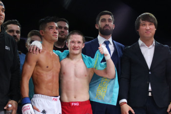 Фотография к новости: Казахстанец Жумагулов победил американского нокаутера в Алматы