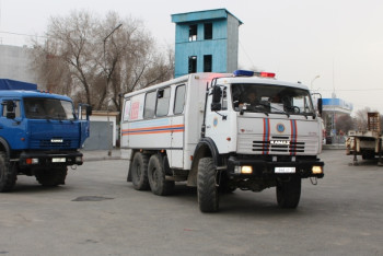 Фотография к новости: Алматинские спасатели направлены в ВКО для оказания помощи в ликвидации паводков 