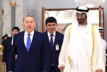 Фотография к новости: Назарбаев провёл переговоры с наследным принцем Абу-Даби