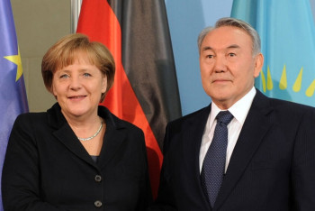 Фотография к новости: Ваша победа является доказательством доверия -  Назарбаев поздравил Меркель