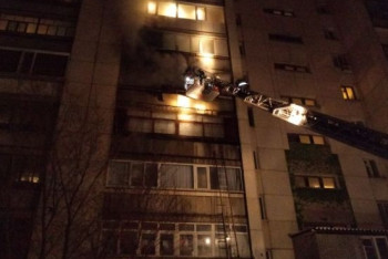 Фотография к новости: Из-за возгорания балкона многоэтажки эвакуировали жильцов в Костанае