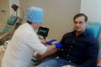 Фотография к новости: Илья Ильин стал донором