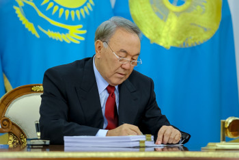 Фотография к новости: Назарбаев подписал указ о призыве на срочную воинскую службу