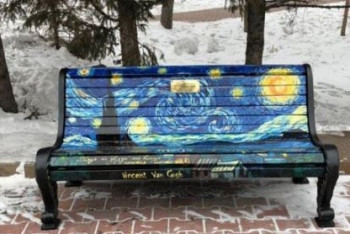 Фотография к новости: Скамейка исполнения желаний появилась в Астане