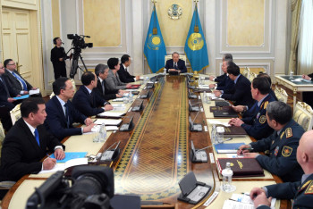 Фотография к новости: Ситуацию в ЮКО рассмотрели на заседании Совбеза в Акорде