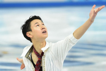 Фотография к новости: Денис Тен не попал в произвольную программу Олимпиады-2018 