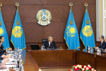 Фотография к новости: Назарбаев: Даю положительную оценку работе всех членов Правительства