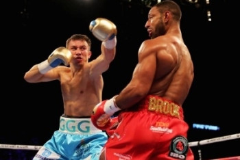 Фотография к новости: Самым самоотверженным боксером в мире стал Головкин