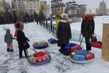 Фотография к новости: Астанчан призвали помогать друг другу в морозы