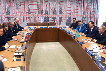 Фотография к новости: Назарбаев встретился с президентом Польши и генсеком ООН