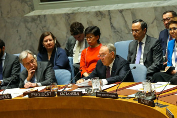 Фотография к новости: Назарбаев призвал отказаться от деления стран на военные блоки