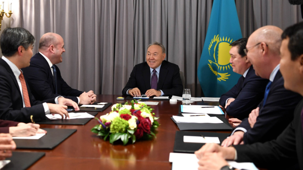 Назарбаев обсудил вопросы сотрудничества МФЦА и GoldmanSachs