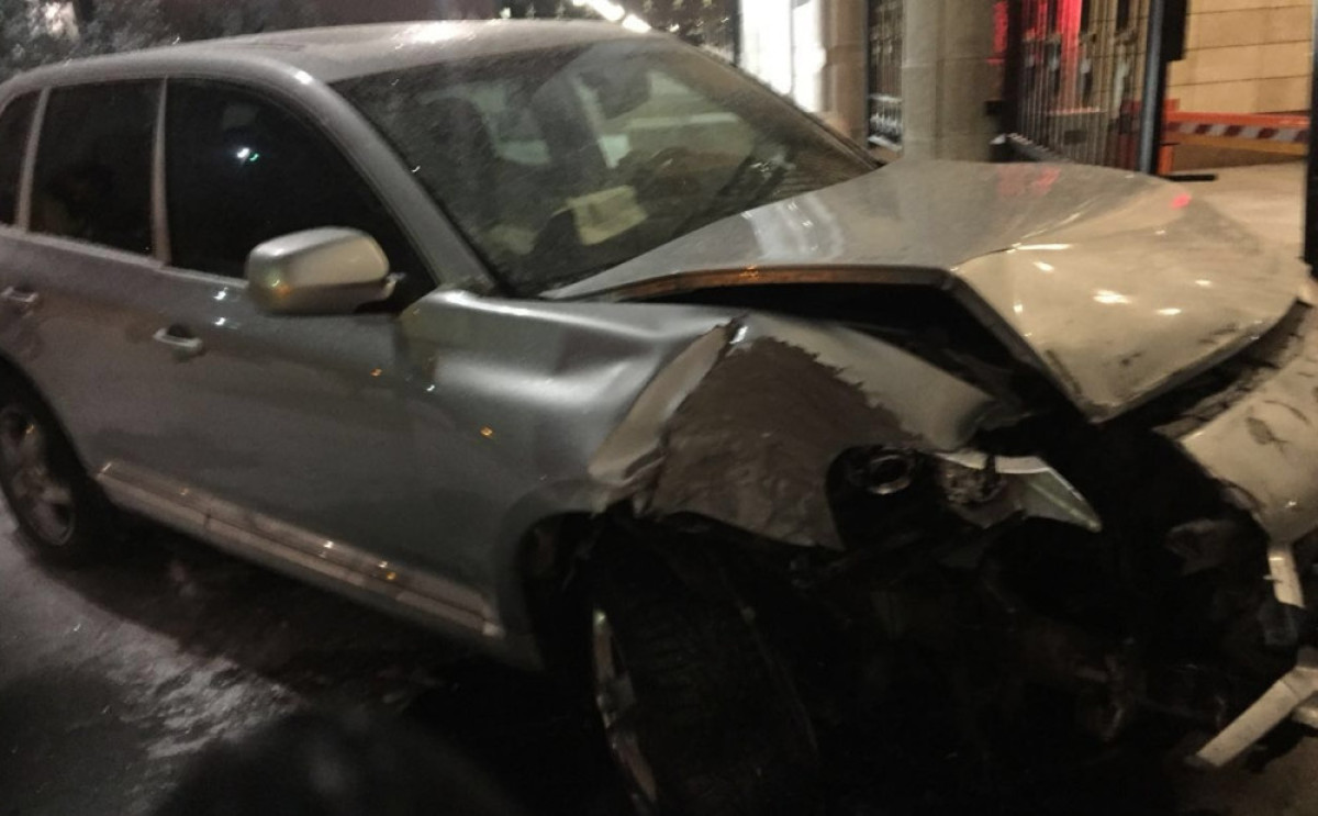 В КПП "Акорды" врезался сотрудник спецбатальона - ДВД