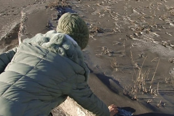 Специалистов «Казгидромет» вызвали разобраться с черным снегом в Темиртау