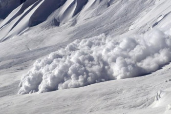 Сход снежных лавин произошел в горах близ Алматы