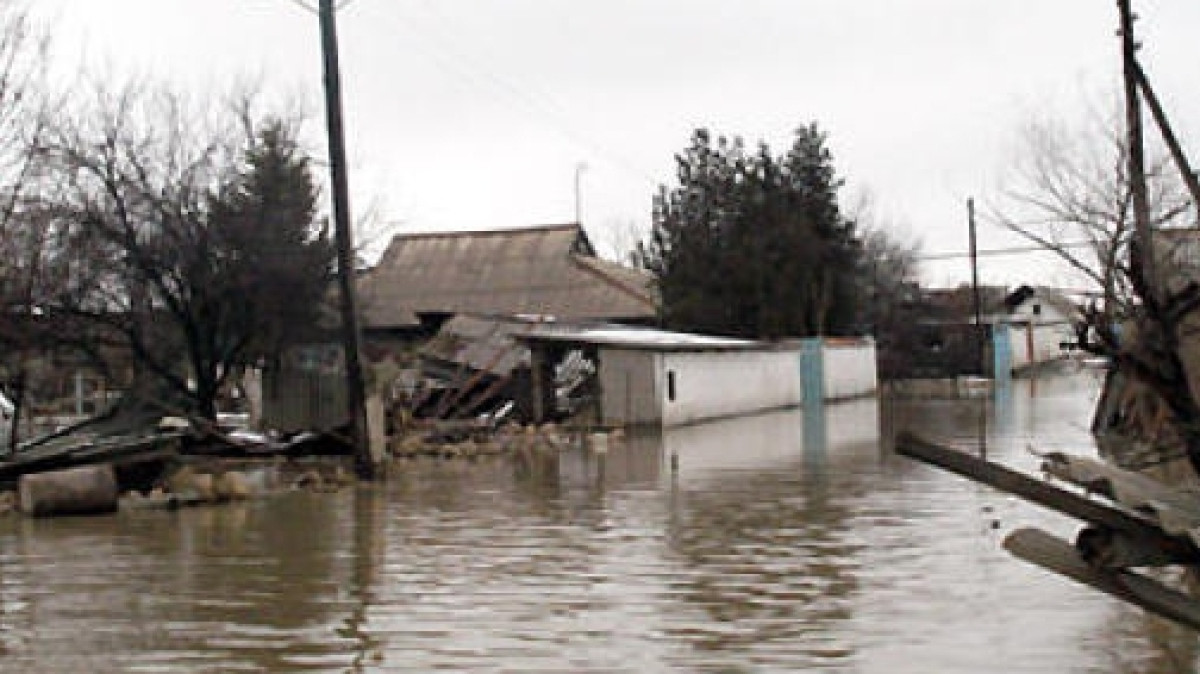 Вышедшую из берегов Сырдарью обнесли стометровым валом