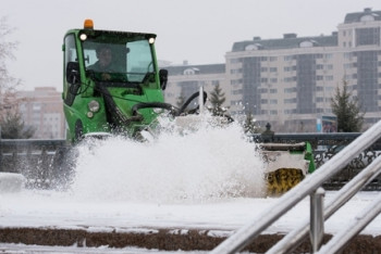 Фотография к новости: Более 2000 рабочих задействовано в уборке улиц Астаны