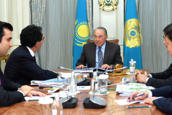 Фотография к новости: Президент Казахстана встретился с испанским архитектором Сантьяго Калатравой