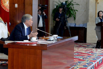 Фотография к новости: Атамбаев надеется, что его преемники будут более дипломатичными