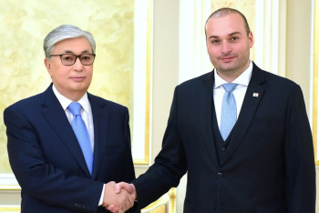 Фотография к новости: Токаев: Инвестиции Казахстана в экономику Грузии превысили 450 млн долларов