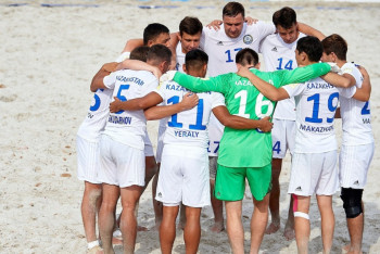 Фотография к новости: Казахстан обыграл Норвегию на мировых пляжных играх