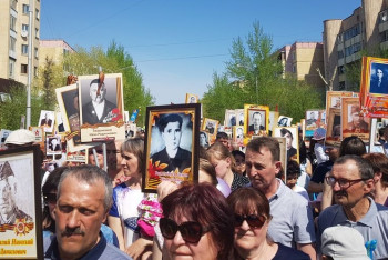 Фотография к новости: В Кокшетау родные погибших на войне фронтовиков рассказали истории героев ВОВ