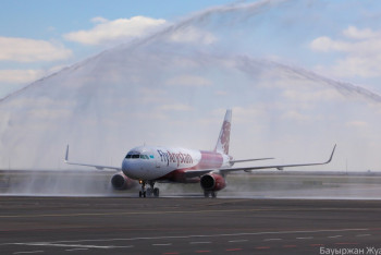 Фотография к новости: Лоукостер FlyArystan совершил свой первый рейс из Алматы в Нур-Султан 