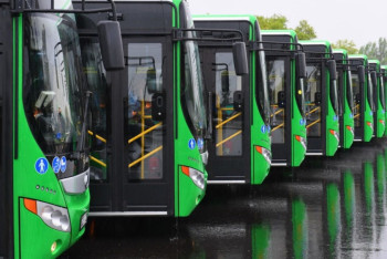 Фотография к новости: В Алматы обновили автобусы на двух маршрутах