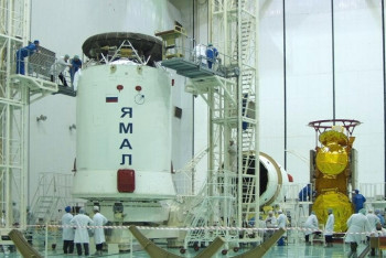 Фотография к новости: На Байконур доставили спутник связи "Ямал-601"