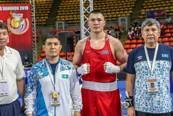 Фотография к новости: Боксер Камшыбек Кункабаев выиграл серебро чемпионата Азии