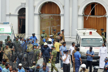 Фотография к новости: Восьмой взрыв проремел в Коломбо