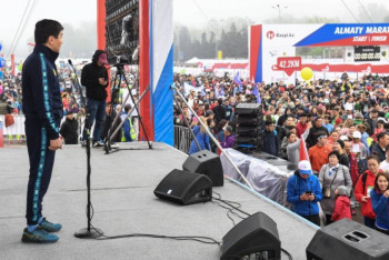 Фотография к новости: Байбек об "Алматы Марафоне": Событийный туризм притягивает всё большее людей