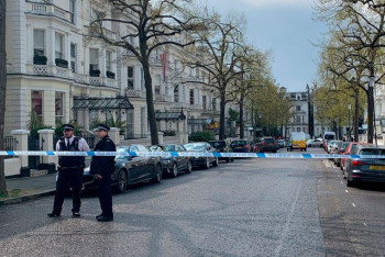 Фотография к новости: В Лондоне неизвестный протаранил машину посла Украины