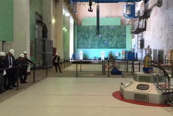 Фотография к новости: В Туркестанской области продолжается ремонт Шардаринской ГЭС