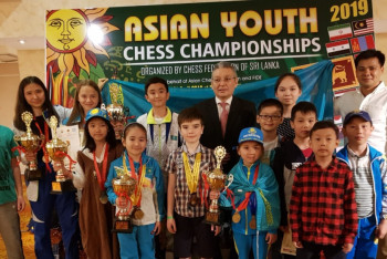 Казахстан завоевал 18 медалей на чемпионате Азии по шахматам 