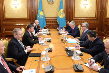 Фотография к новости: Президент Казахстана встретился с председателем ОБСЕ