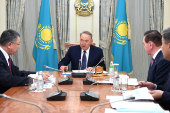 Фотография к новости: Нурсултан Назарбаев принял Жансеита Туймебаева