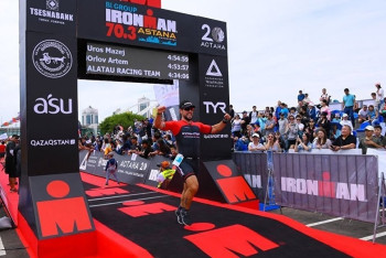 Фотография к новости: Ironman 70.3 Astana получила награду 