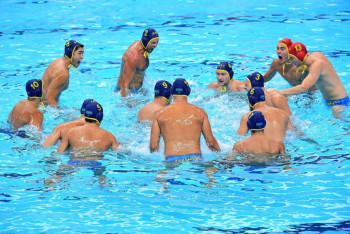 Фотография к новости: Мужская сборная Казахстана по водному поло вышла в 1/4 финала Мировой лиги