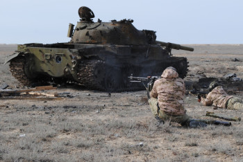 Фотография к новости:  Тактико-специальные учения прошли в Военно-морских силах Казахстана  