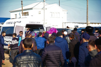 Фотография к новости: Героя-полицейского проводили в последний путь в Атырау