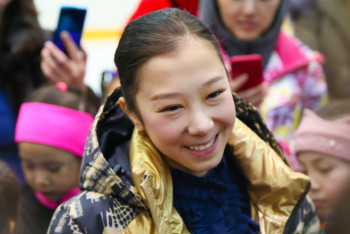 Фотография к новости: Турсынбаева трижды сделала четверной прыжок на тренировке перед ЧМ в Японии