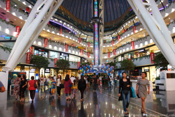 Несчастный случай с падением пальмы прокомментировали в "Хан Шатыре"