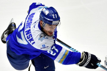 Фотография к новости: Капитан "Барыса" возглавил гонку бомбардиров плей-офф КХЛ