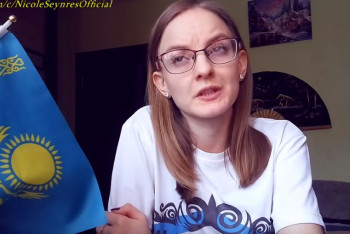 Фотография к новости: Видеоблог этнической татарки о казахской музыке стал популярен в Уфе 