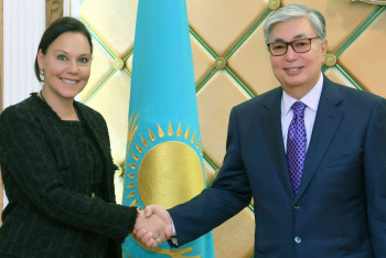 Токаев принял министра внешней торговли и развития Финляндии 